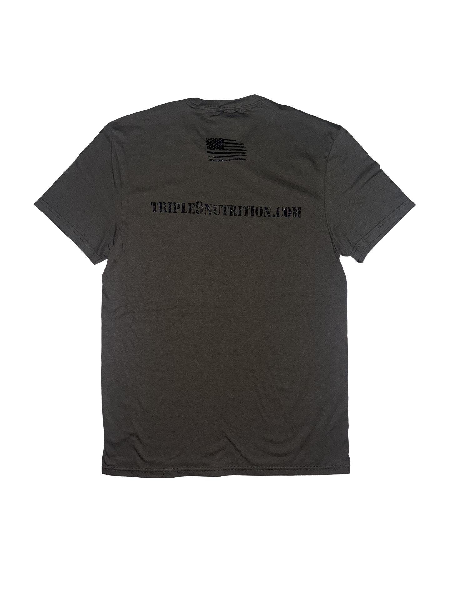 Military Green Triple 9 Nutrition Logo Short Sleeve