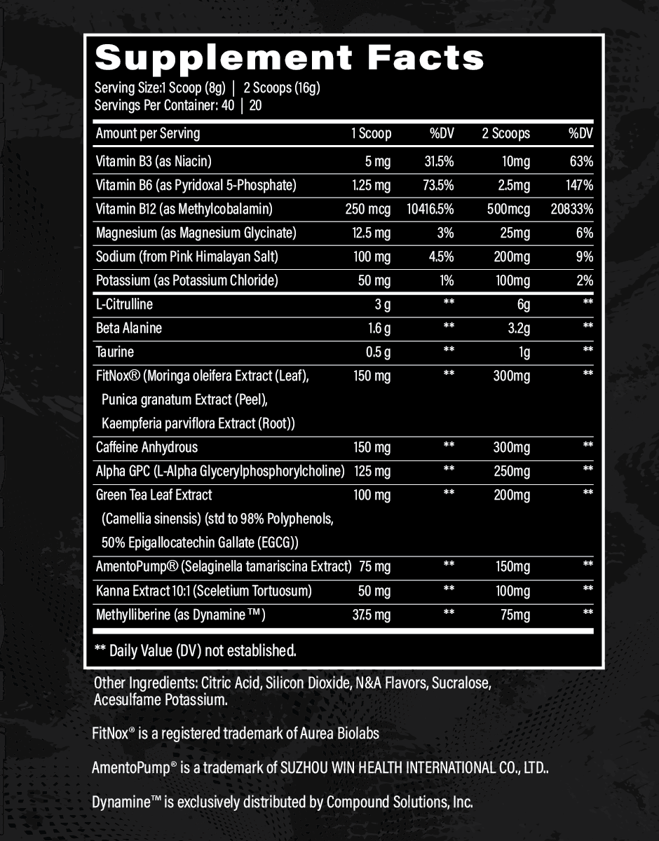 Sweet Tea Lemonade Pre-Workout