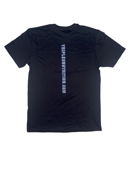 Black Triple 9 Nutrition Logo Short Sleeve