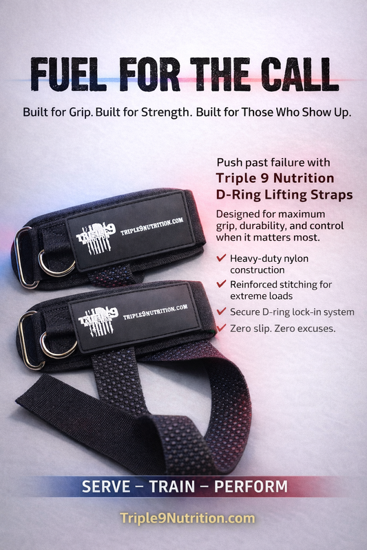 Triple 9 Nutrition D-Ring Lifting Straps